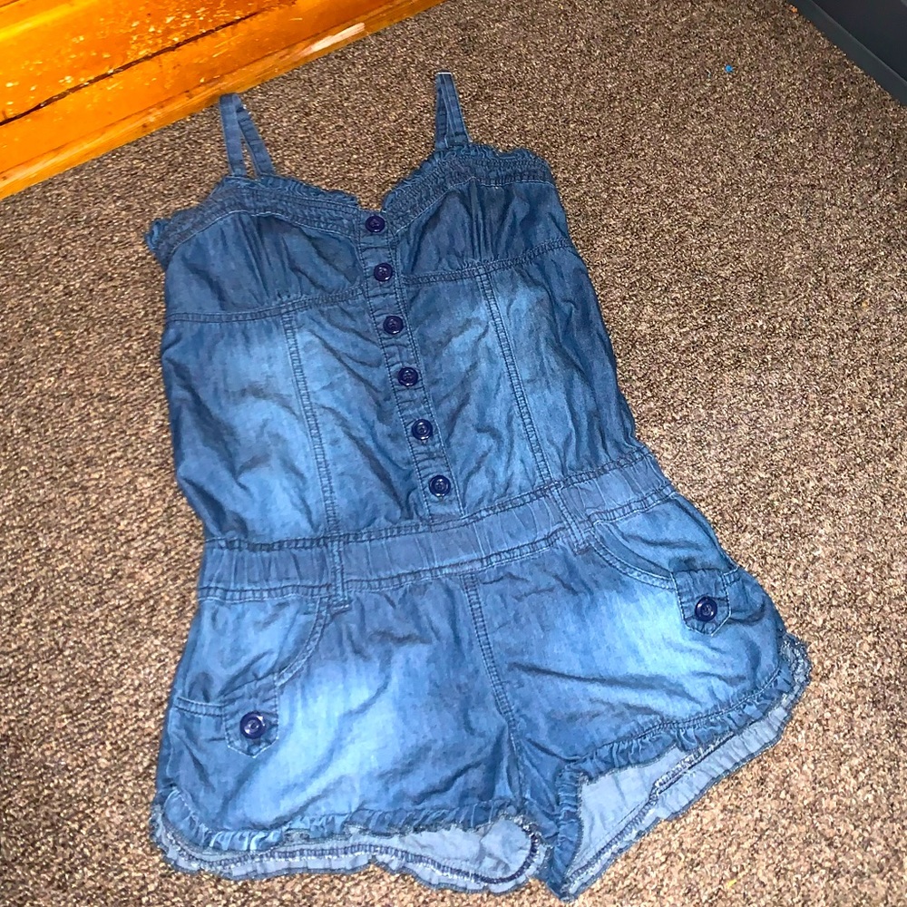 Blue Jean Romper